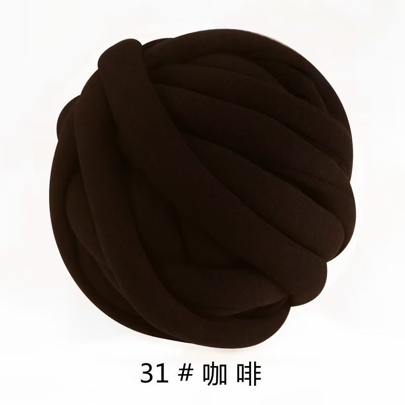 Picture of Heart-filled cotton coarse cotton fabric thread hand-woven blanket bag cat nest wool core-spun yarn thread machine-washed OHHIO new style