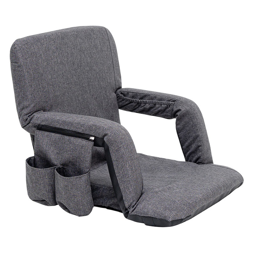 Cross-border amazon outdoor portable cushion single sofa japanese seat foldable stadium leisure back chair
