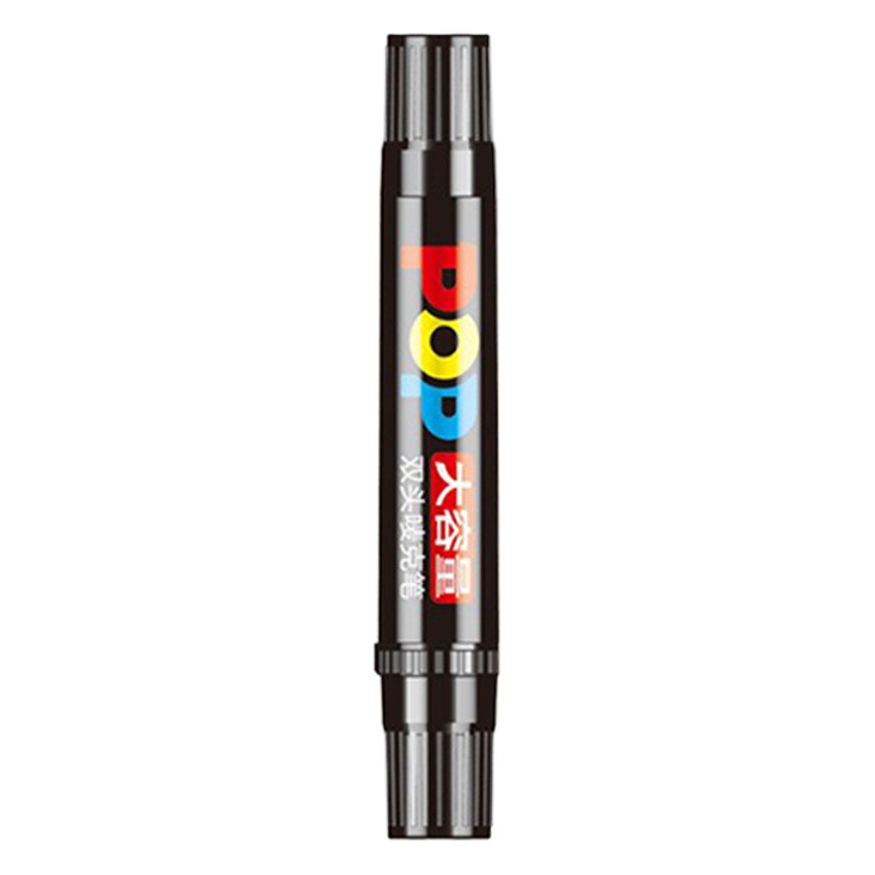Inkable 12 Color Large Capacity Double Head Mark Pen Color Oil-based Hand-painted Advertising Poster Wide Head Big Head Marker