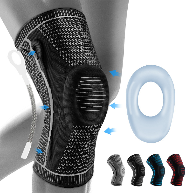 Picture of Basketball Knee Pads Men's Running Cycling Spring Silicone Leg Pads Fitness Protector Equipment Professional Sports Knee Pads