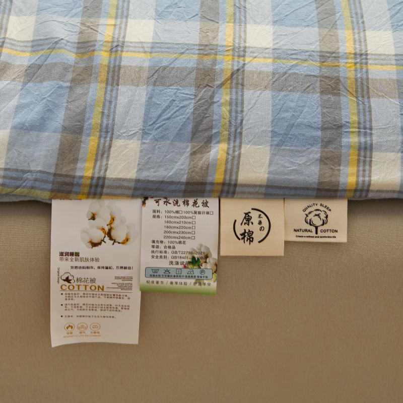 Picture of Cotton Mattress Removable and Washable Mattress Thickeneded Autumn and Winter Bedding Dual-Purpose Student Dormitory Bottom for All Seasons