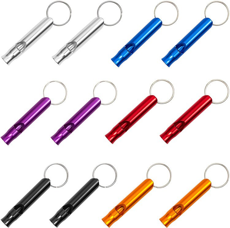 Picture of Aluminum alloy big small size whistle field survival whistle outdoor activities training whistle survival whistle metal whistle