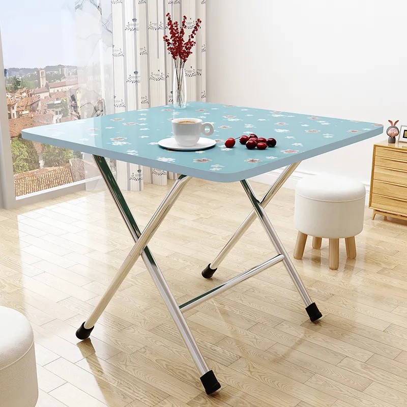 Folding Table Foldableing Dining Table Bedroom Dormitory Study Table Home Dining Table Outdoor Table Enlarged and Reinforced Stall
