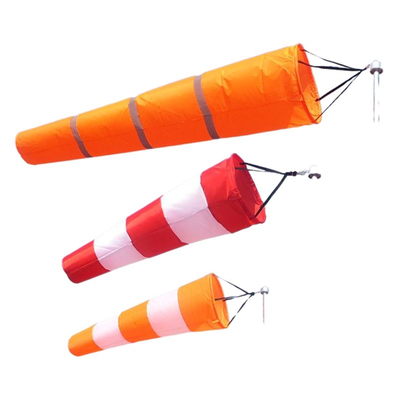 Wholesale Bagged Weather Mark Stainless Steel Weather Pole Rotating Weather Bag to Measure Wind Weather Bag Fluorescent Weather Mark