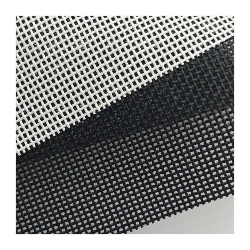 Picture of Spot color 1*1 Teslin mesh cloth Black 2*1 Beach mesh grid PVC beach chair pet bed fabric