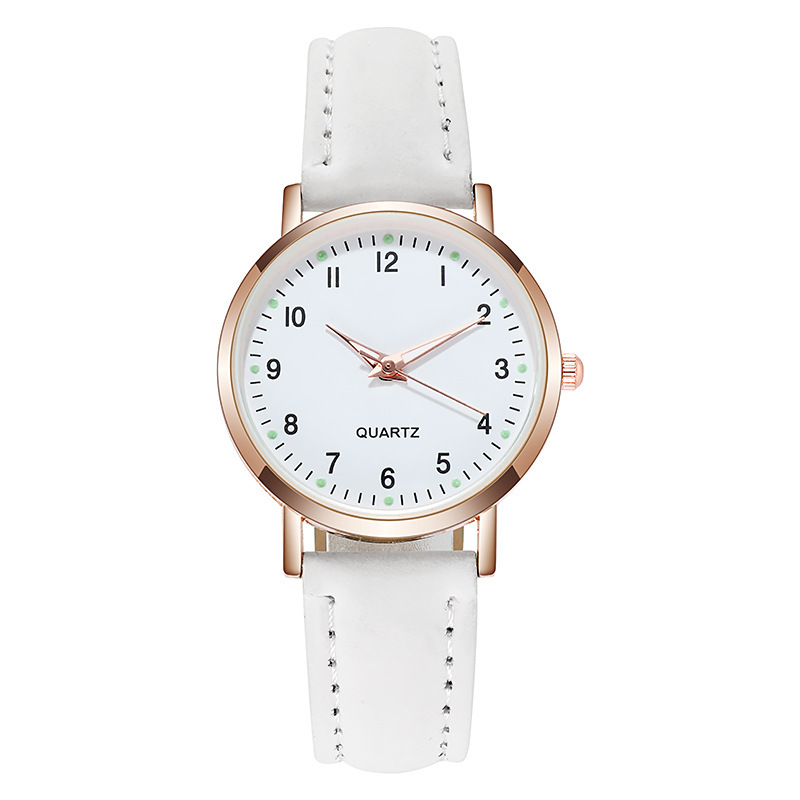 Picture of New Simple Digital Luminous Watch for Men and Women Students Small Fresh Frosted Leather Casual Watch Women's Quartz Watch