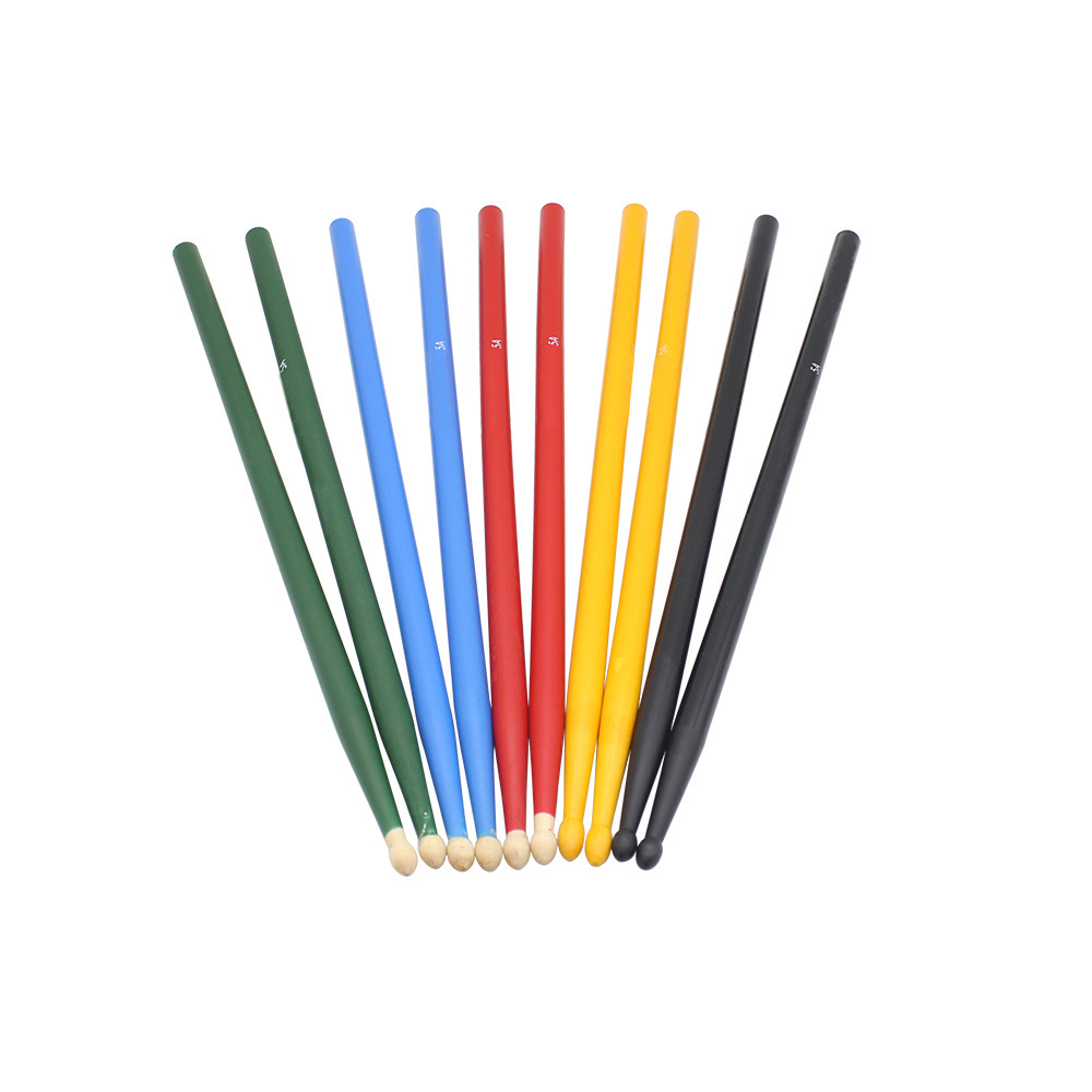 Musical Instrument Accessories Maple Drum Stick Color Drum Hammer 5A Type Drum Kit Jazz Drum Jazz Drum Accessories Musical Instrument Wholesale
