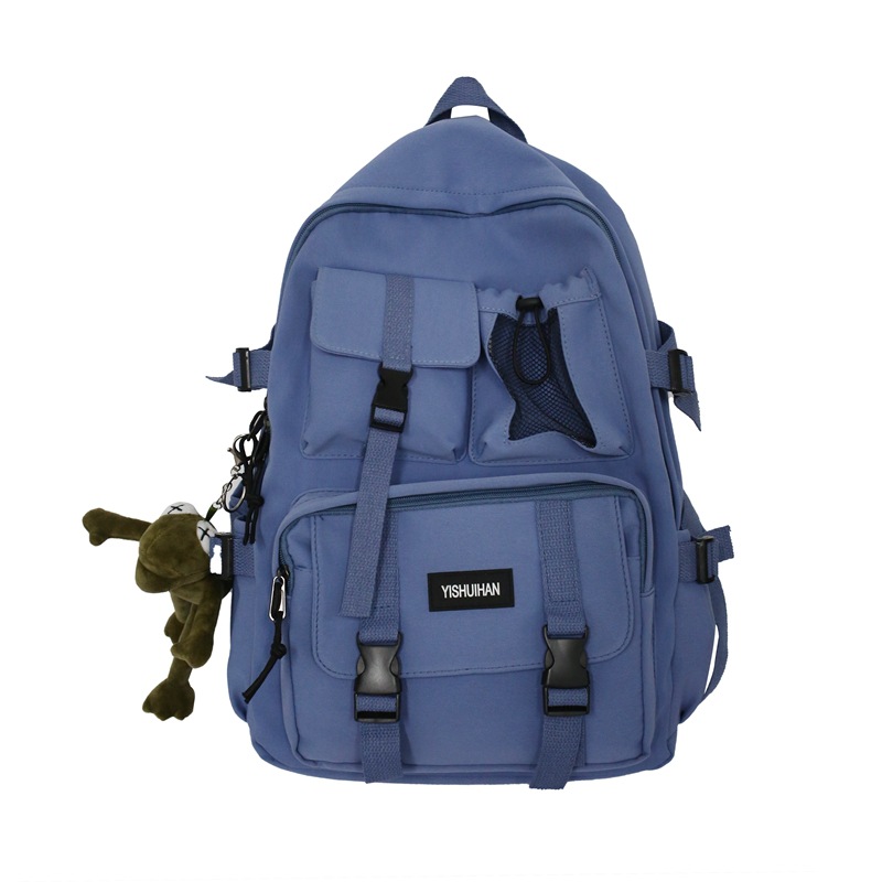 Picture of ins schoolbag women's Korean-style Harajuku ulzzang high school student junior high school student simple backpack men's large capacity backpack