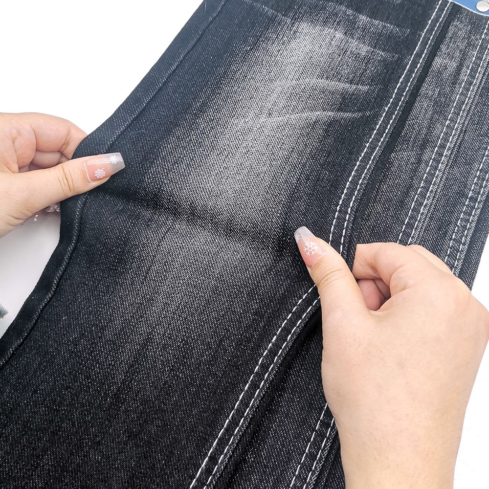 6 pieces of small jacquard left oblique multi-piece domestic high quality denim fabric