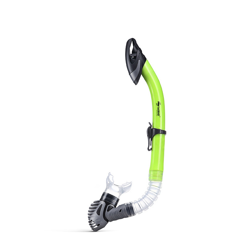 Picture of wave genuine goods full dry underwater respirator silicone mouthpiece professional diving equipment snorkeling supplies breathing tube