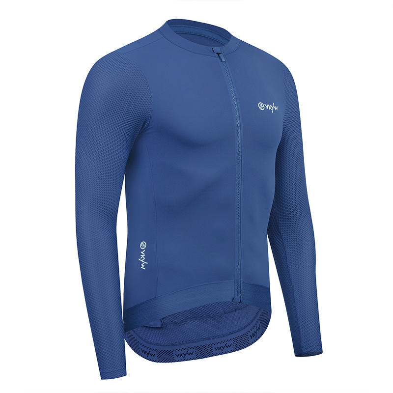 Picture of YKYW New Bicycle Sports Top Summer Hover Tight Breathable Sweat-wicking Men's Riding Clothes Long Sleeve
