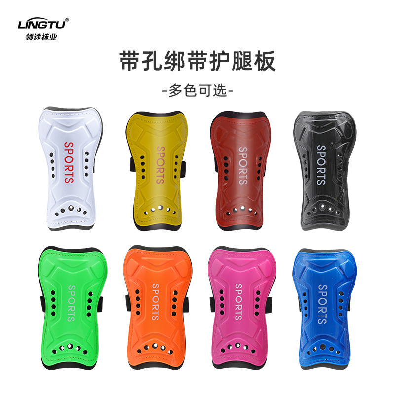 Picture of Football Leg Guard Thickened Foot Guard Adult Children Sports Calf Guard Foot Cover Plate Strap Guard Wholesale