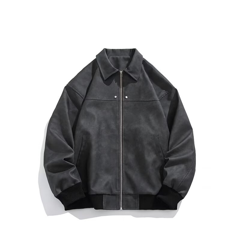 Picture of 2024 American Style High Street Design Niche Lapel Jacket for Men and Women Retro Loose All-match Fashionable Casual Jacket