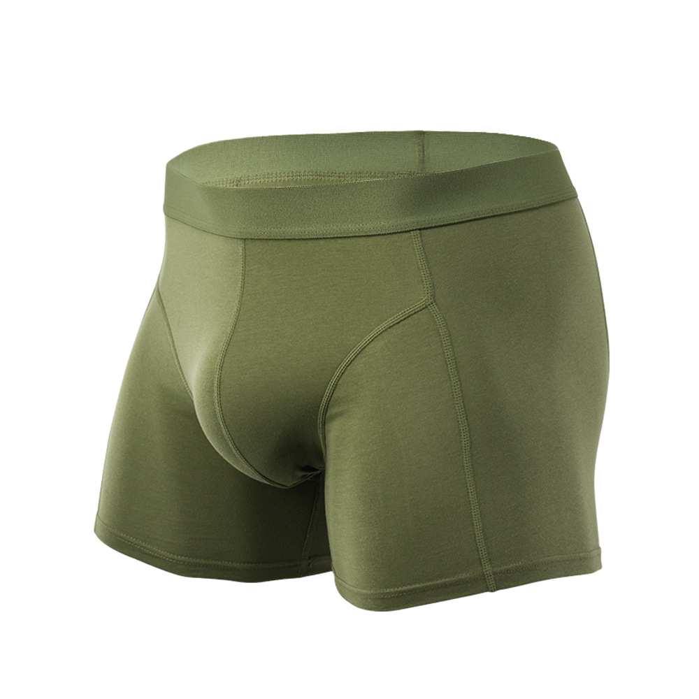 Picture of Pure Cotton Anti-Wear Leg Boxer Briefs American Trendy Underwear Amazon Cross-Border Wholesale Sports Long European and American Underwear for Men