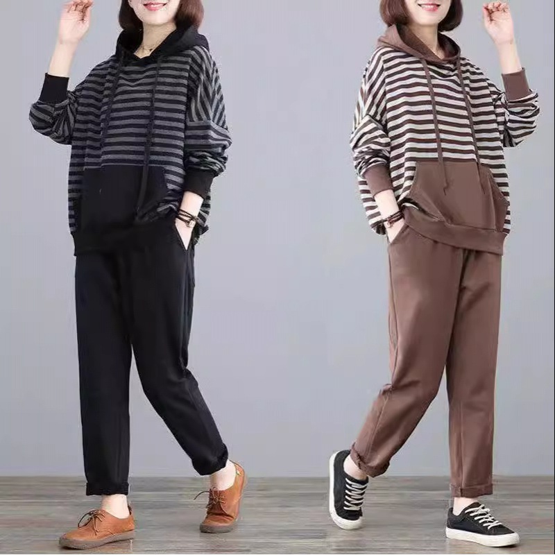 201 fat suit 2023 autumn and winter New Fashion plus size loose slimming belly covering suit women's fashion