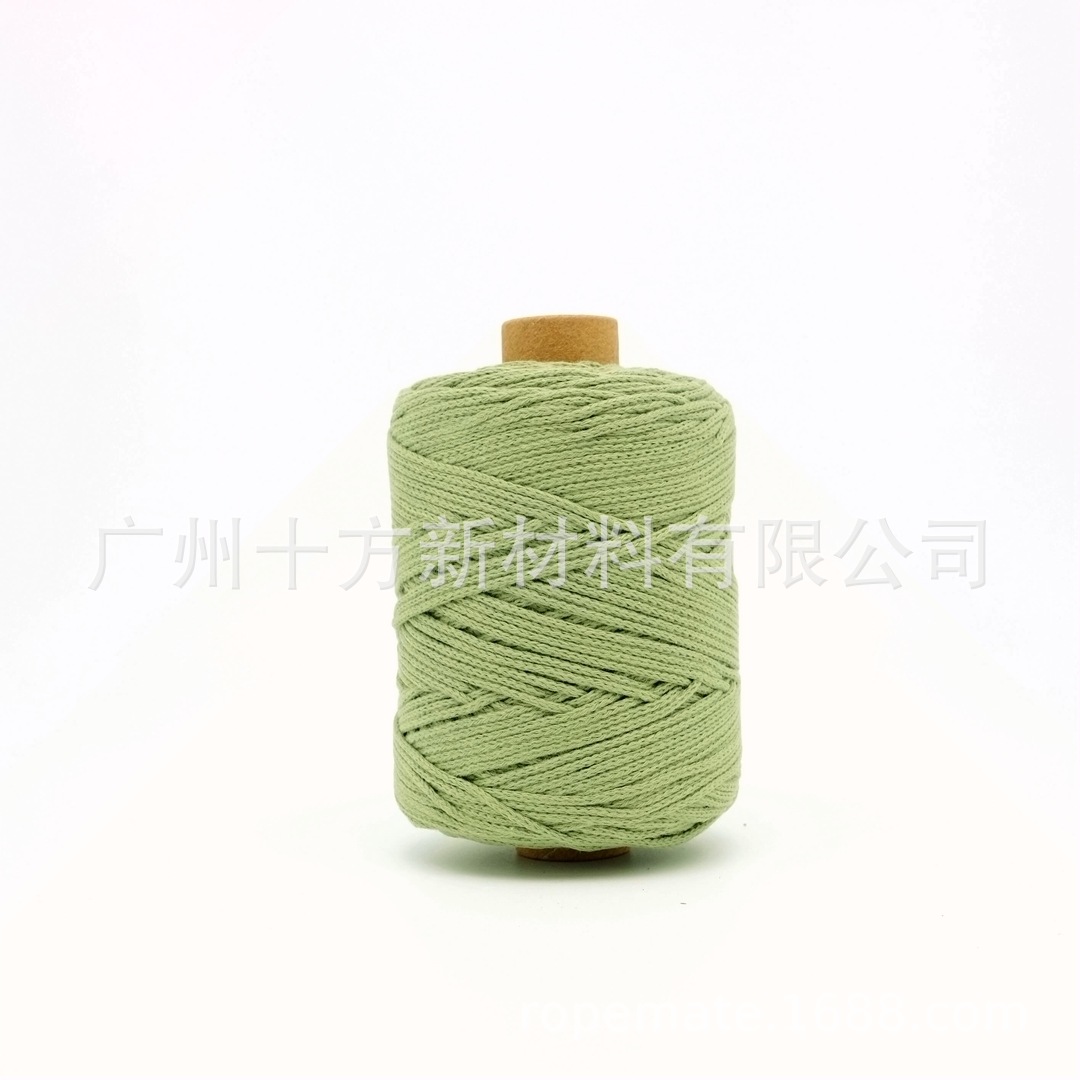 Picture of Wholesale color 1.5mm round strand yarn combed cotton thread crochet wool knitting handmade thread DIY cotton rope
