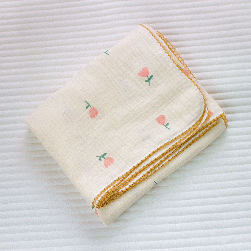 Picture of Gauze Blanket Holding Quilt Cotton Bath Towel Newborn Supplies Class A Baby Bag Single Bag for Newborn Infants