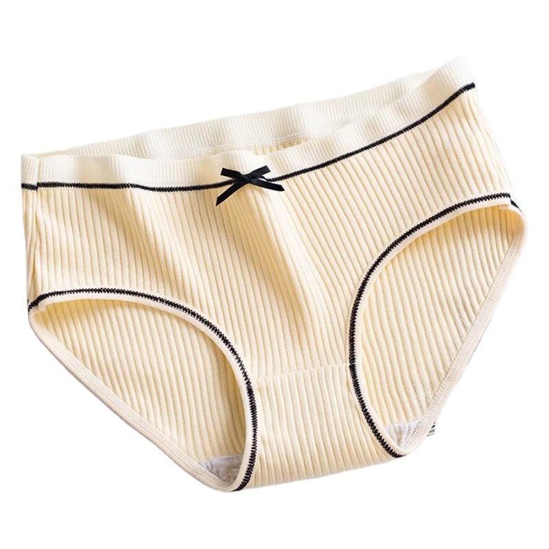 T12 Lace Thread Women's Underwear Japanese Style Threaded Cotton Large Size Women's Briefs T12