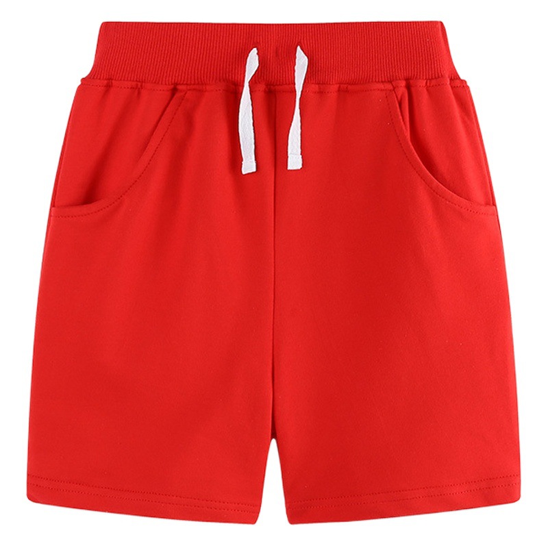 25 Summer New Children's Wear Pants Wholesale European and American Style Knitted Boys Sports Pants Solid Color Casual Children's Pants