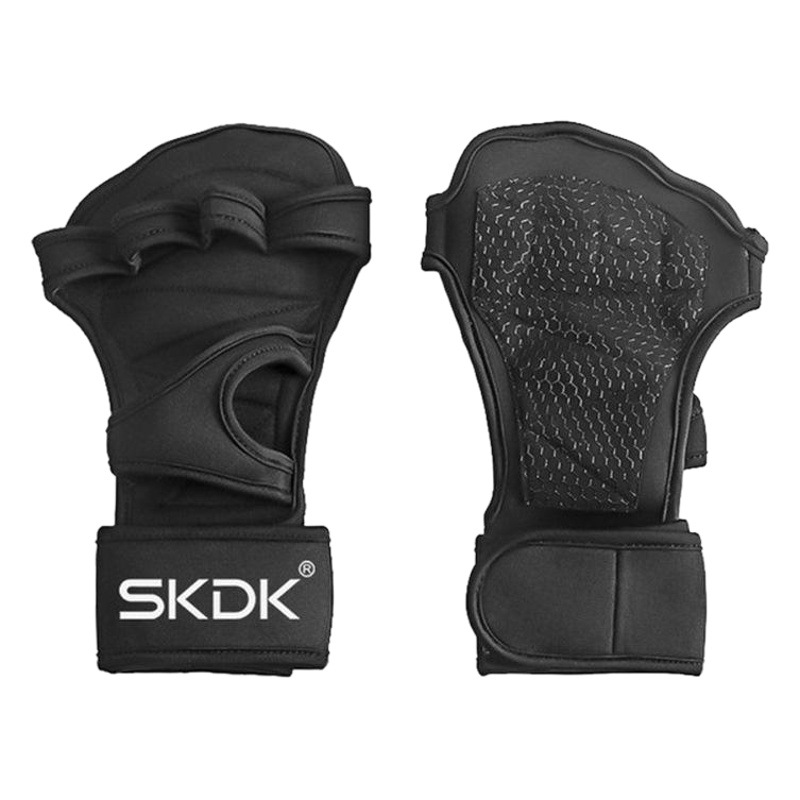 SKDK weightlifting gloves diving cloth sports fitness gloves Palm Gloves wrist guard silicone non-slip hand guard