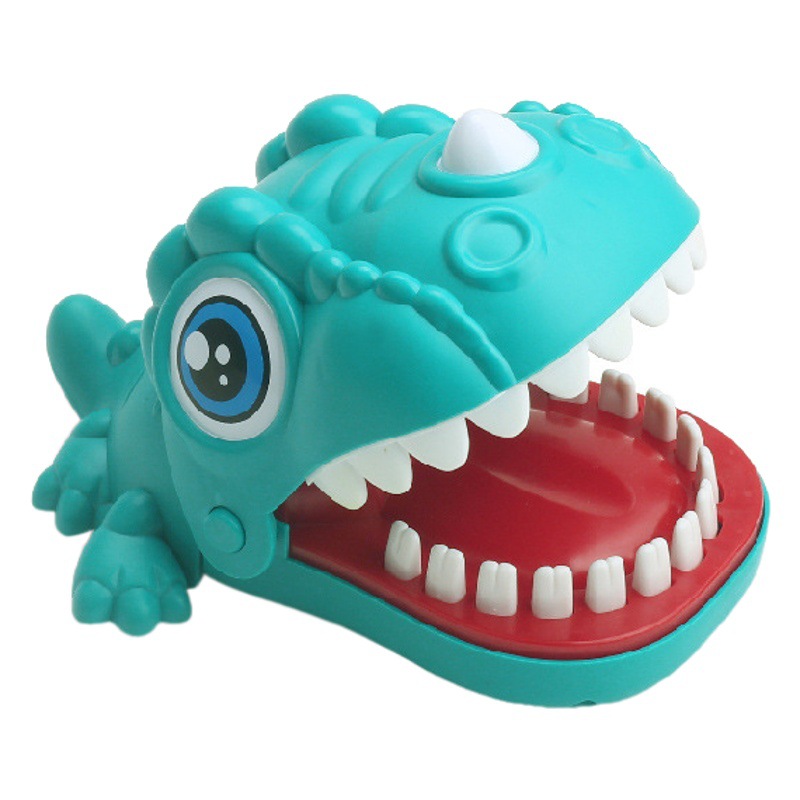 Hand-biting dinosaur crocodile children's teeth-pressing toy finger-biting big mouth shark hippo decompression trick board game