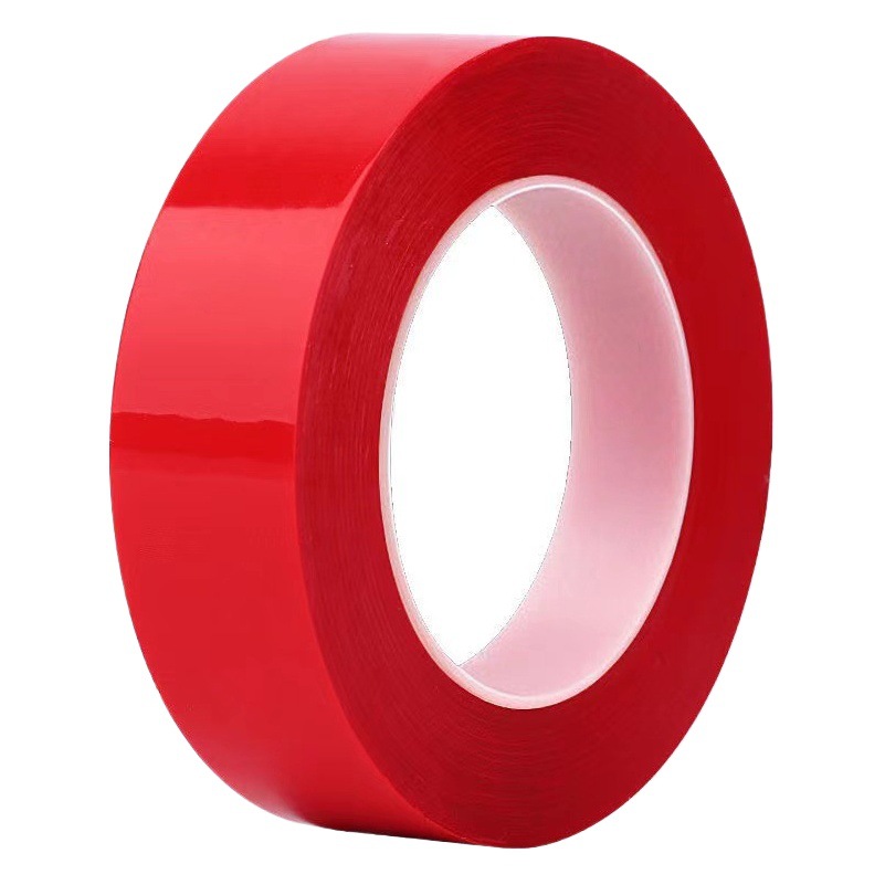 Couplet Tape Pet High-Viscosity Traceless Festive Decoration Special Double-Sided Tape for Spring Festival Couplets, High-Viscosity Double-Sided Tape
