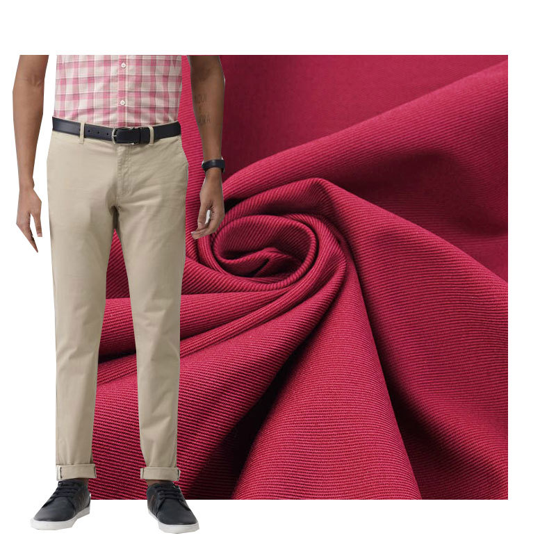 T/C65% Polyester 35% Cotton Twill Fabric Workwear Hat Solid Color Fashionable Popular Regular Pants Material