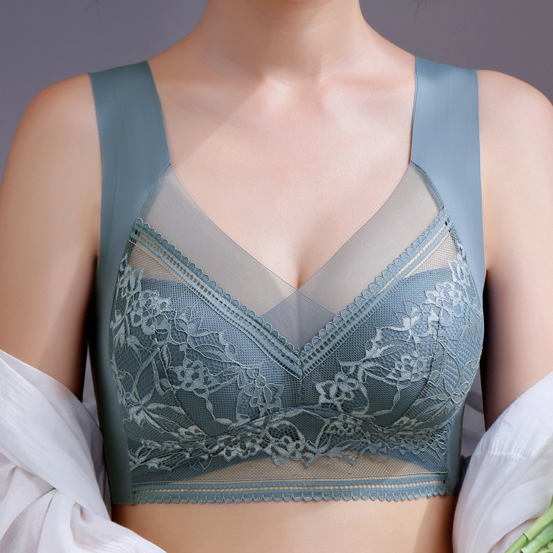 Picture of Summer New Fixed All-In-One Back-Beautiful Intimates for Women with Side Breasts, Seamless Vest-Style Tube Top Wrap Bra