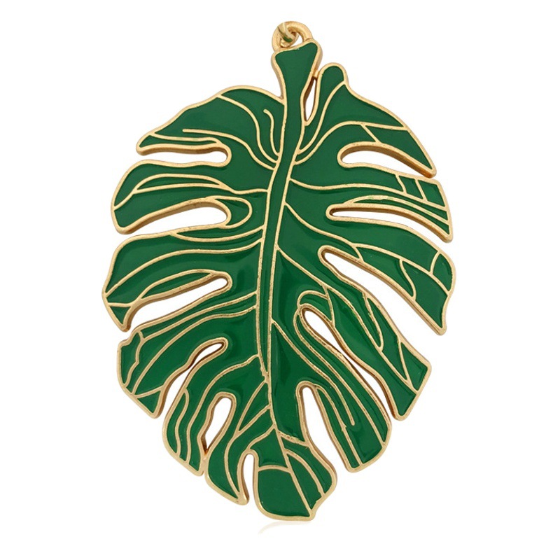 Turtle Leaf Keychain Pendant Scandinavian Green Fresh Oil Drop Keychain Pendant Bag Keychain Pendant