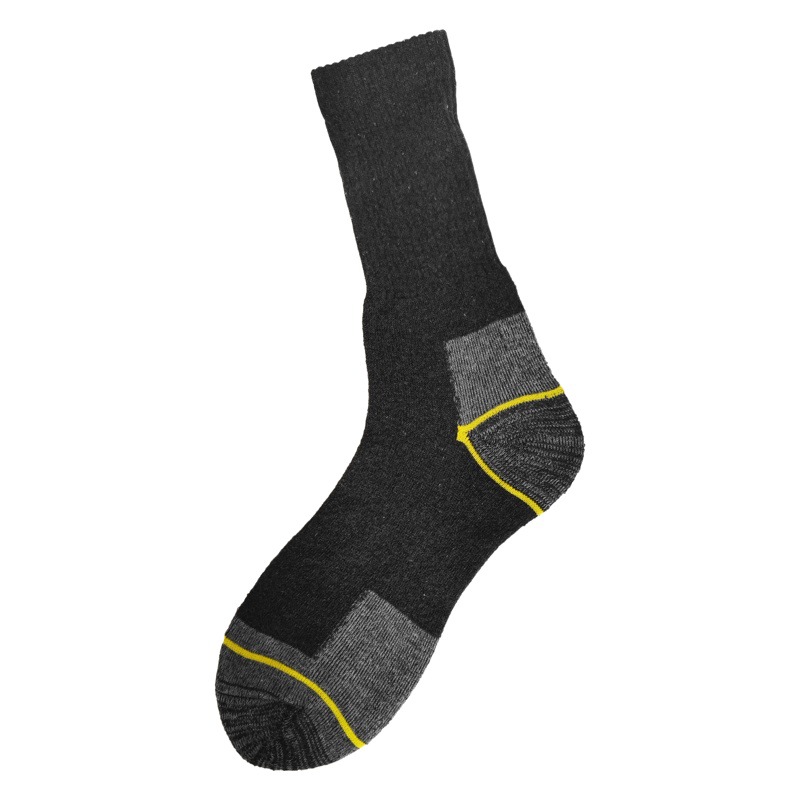 Regenerated Cotton Work Socks Recycled Cotton Towel Bottom Mid-Tube Terry European and American Large Size Cross-Border Cushion Crewsock
