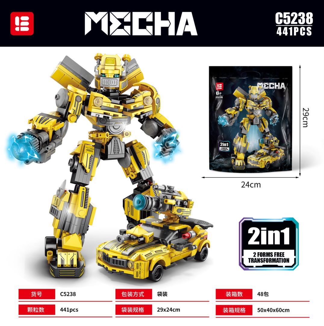 Picture of Wow, Custom Assembled Building Blocks Wasp Mecha 8847 Deformation Optimus Prime Gift Robot Children's Toys