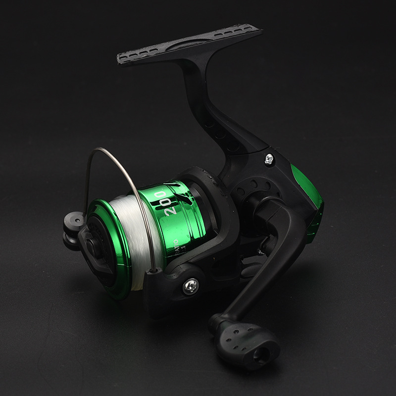 Picture of Type 200 small fishing wheel with line fishing wheel spinning wheel fishing wheel rock fishing wheel fishing gear sea Rod Road Asian rod fishing wheel