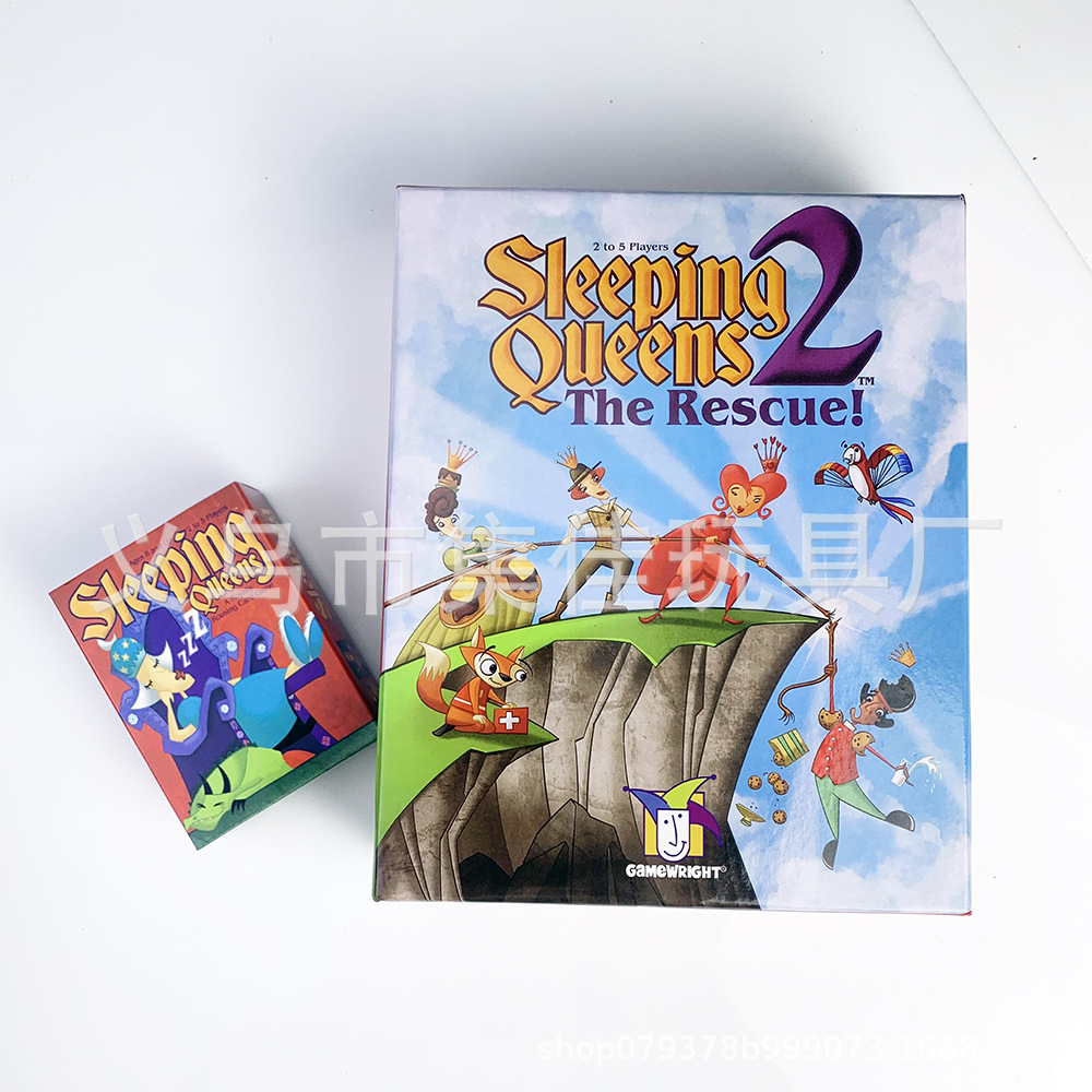 European and American hot English Sleeping Queen Sleeping Queen party family parent-child table game card puzzle