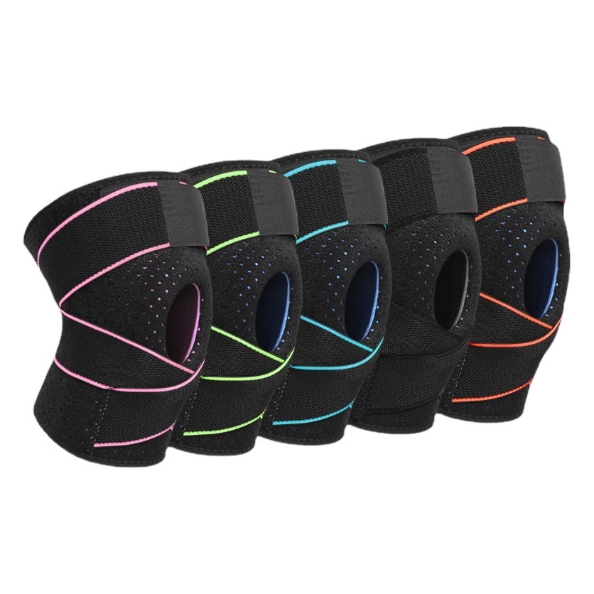 Picture of Sports straps pressurized silicone cold knee pads running basketball mountaineering riding badminton knee pads manufacturers spot