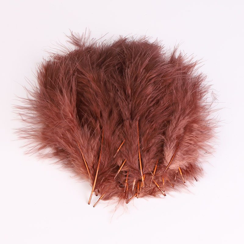 Picture of Cross-Border Wholesale Turkey Feathers Pointed Tail Velvet Feathers Colorful Feathers Dream Catcher Feathers Feather Lamp Wave Ball Feathers