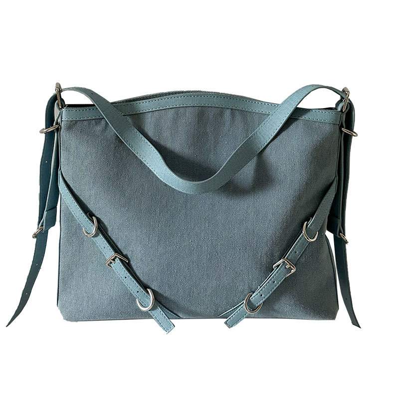 Picture of Denim large capacity tote bag for women 2023 new niche design underarm commuter all-match shoulder messenger bag