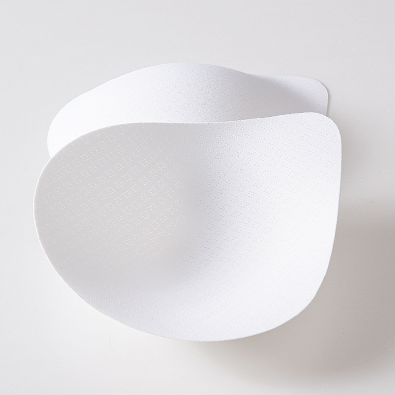 Picture of 0.3 Ultra-thin Thai Latex Chest Pad Water Drop Cup Non-marking Wrap Chest Vest Soft Nylon Hole Breathable Chest Pad