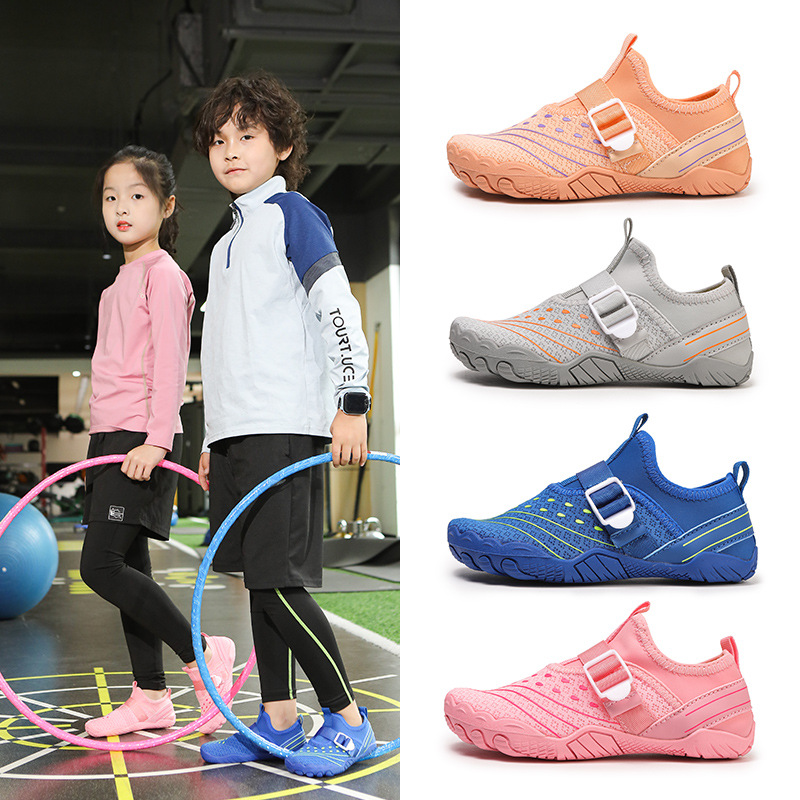 Cross-Border Popular River Tracing Shoes, Children's Outdoor Sports Wading Shoes, Beach Swimming Five-Finger Shoes, Lightweight Quick-Drying Hiking Shoes