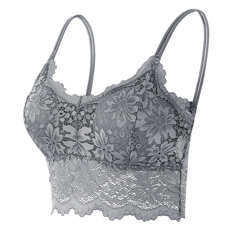 Cross-border Foreign Trade Tube Top Anti-slip Bra Top Women's Lace Beautiful Back Sling Wrapped Chest Underwear Women's Vest Thin