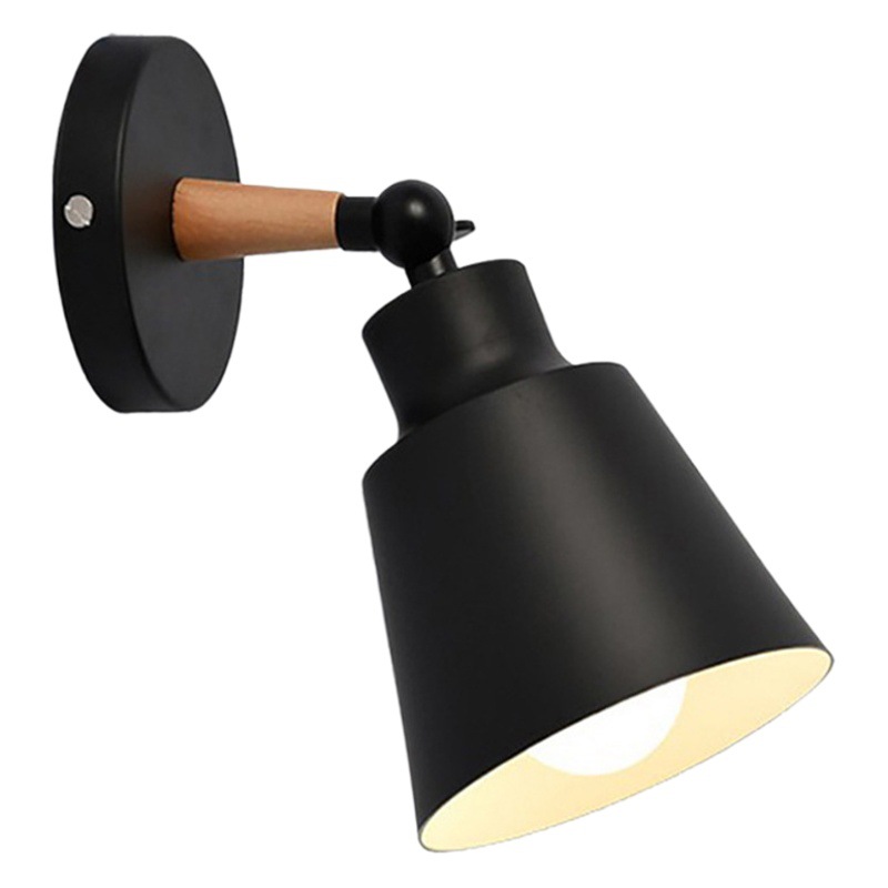 Nordic Modern Simple Bedroom Wall Lamp American Country Iron Macaron Restaurant Bar Living Room TV Wall Lamp
