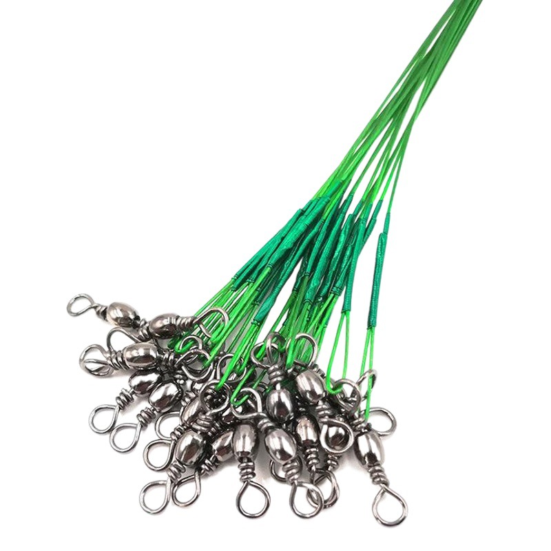 Sea fishing anti-bite Luya front wire anti-bite line steel wire eight-ring pin connector fishing gear Luya accessories