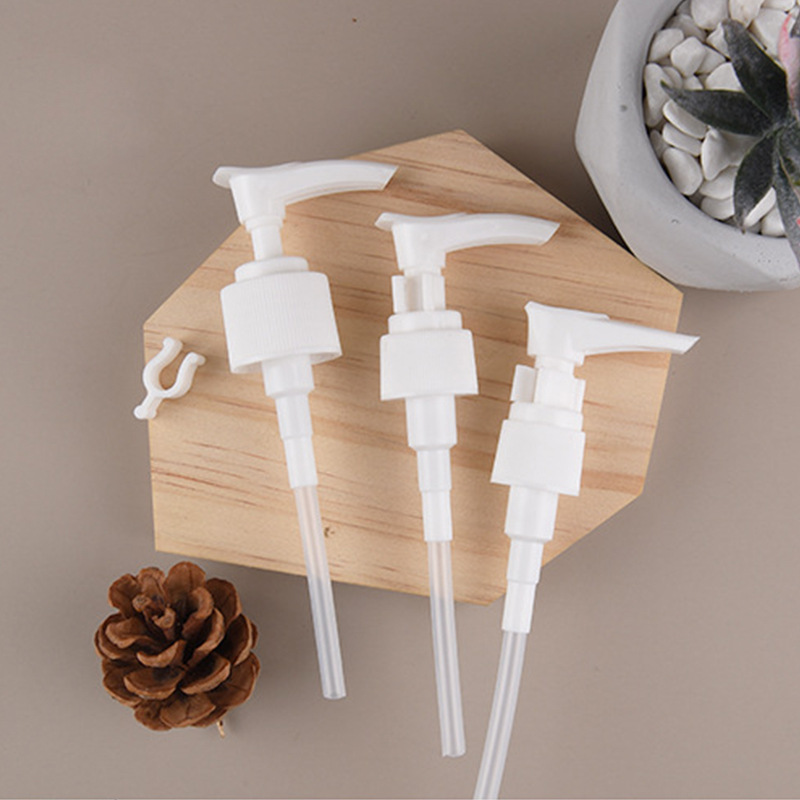 Picture of 18R20 Caliber 24 Teeth Separate Head Plastic Flip Cover Screw Cap Aluminum Cap Lotion Pump Oil Pump Spiral Pump Spray Head