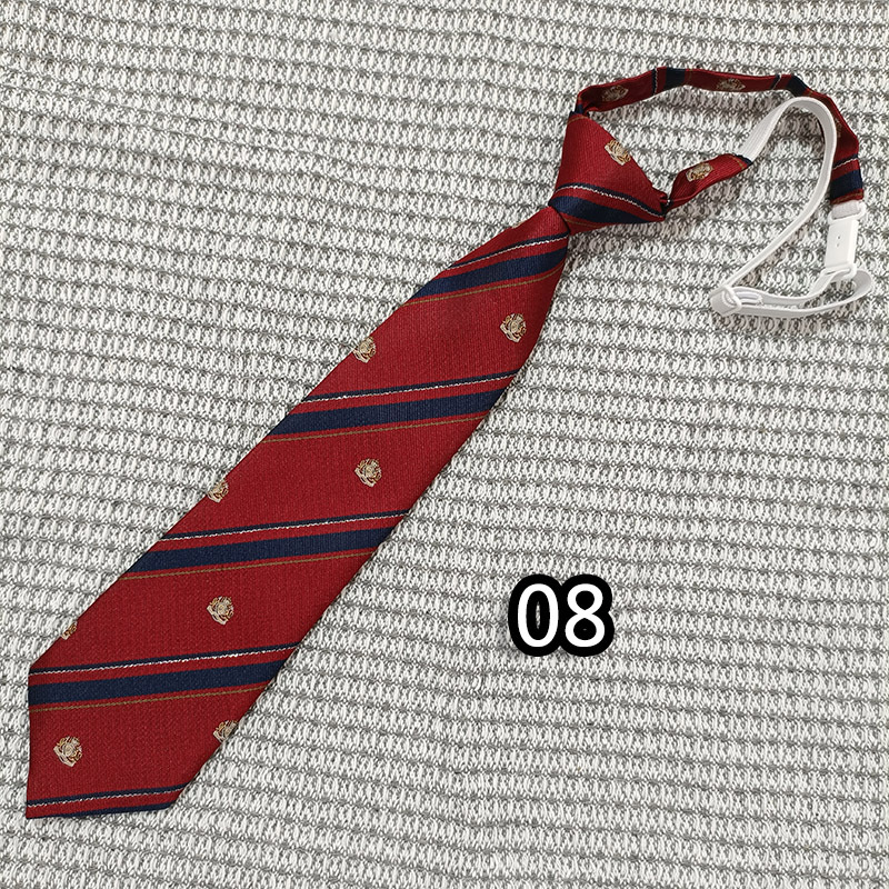 Picture of Tokyo Japanese JK Tie-Free Female Student Male Matching Shirt Uniform Red Stripe Performance Photography H Brand Tide