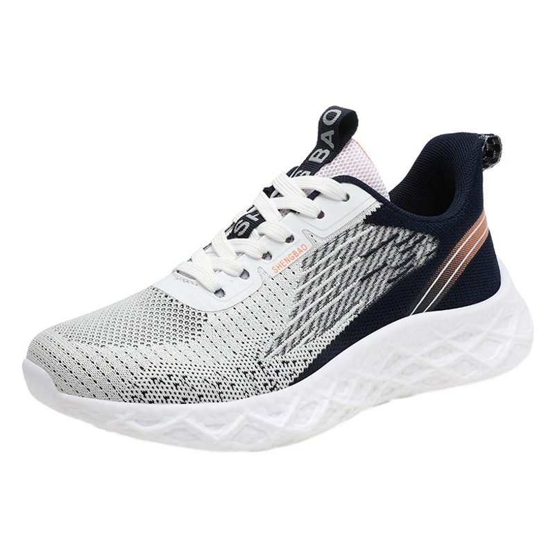 Junior high school student sneaker men's running shoes student high school entrance examination special shoes youth breathable non-slip lightweight shock-absorbing running shoes