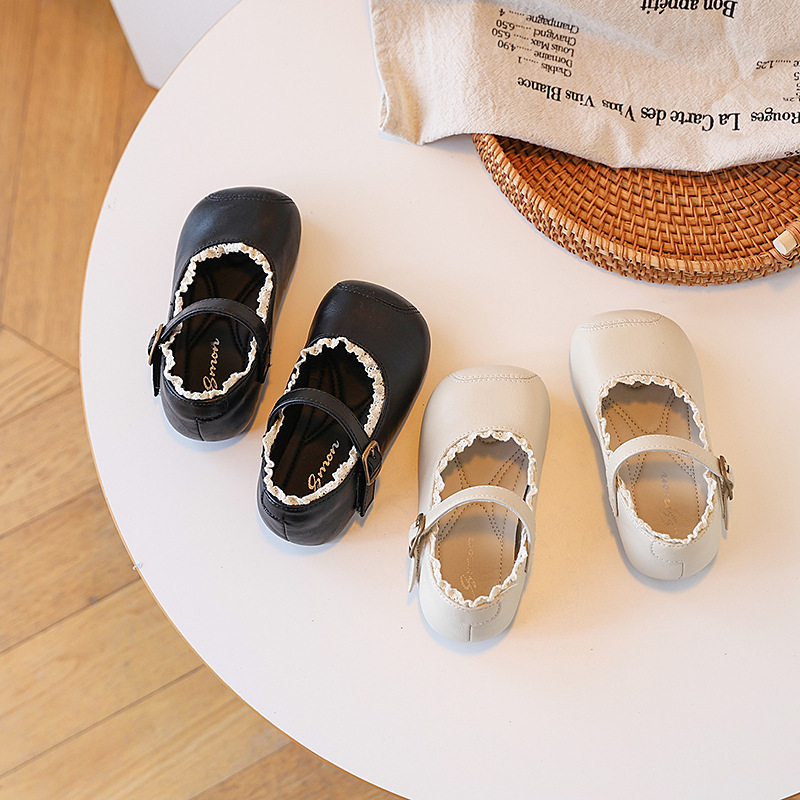 Leather Shoes 2025 Spring & Fall Girls Princess Shoes Soft Sole 2025 Spring & Fall New Baby Shoes Performance Shoes Flats