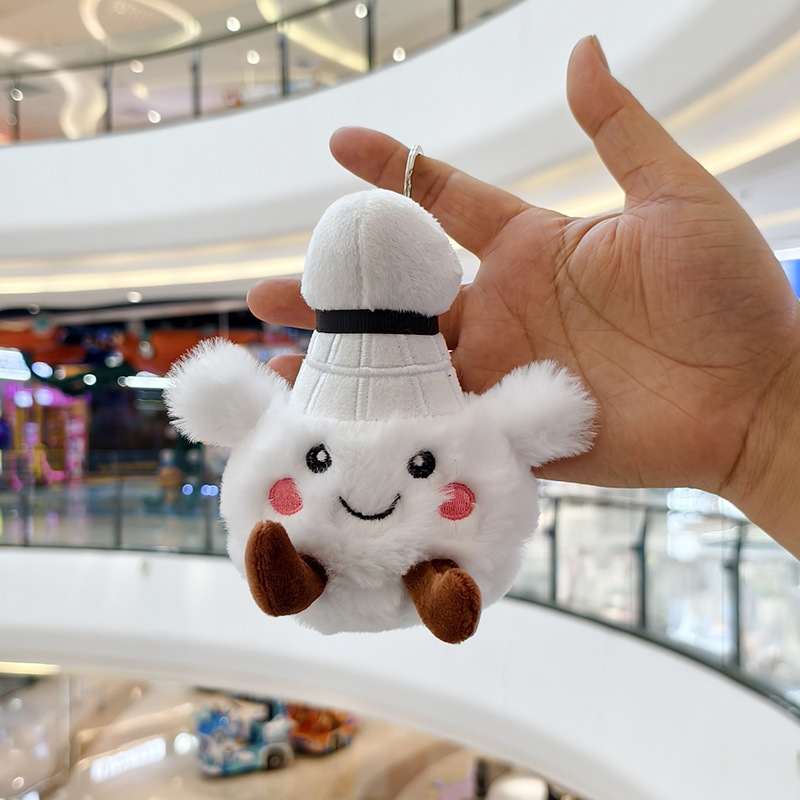 Picture of Cute and Adorable Internet Celebrity Badminton Small Pendant Plush Toy Doll Cartoon Bag Charm Keychain Doll Toy