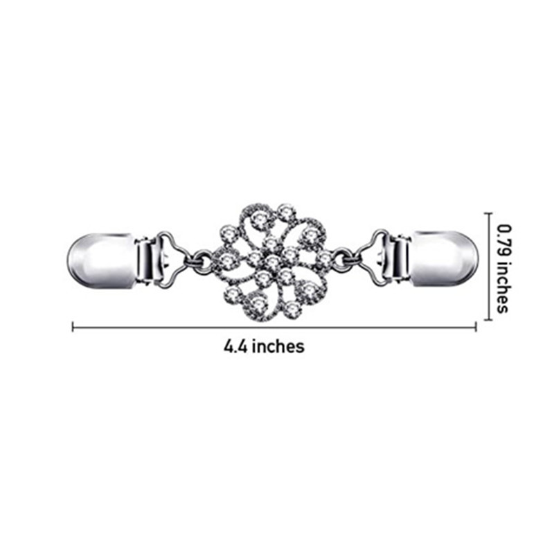 Picture of Amazon's Best-Selling Autumn and Winter 6-Piece Set of Retro Sweater Shawl Clips, Collar Duckbill Clips, Anti-Exposure Brooch Accessories