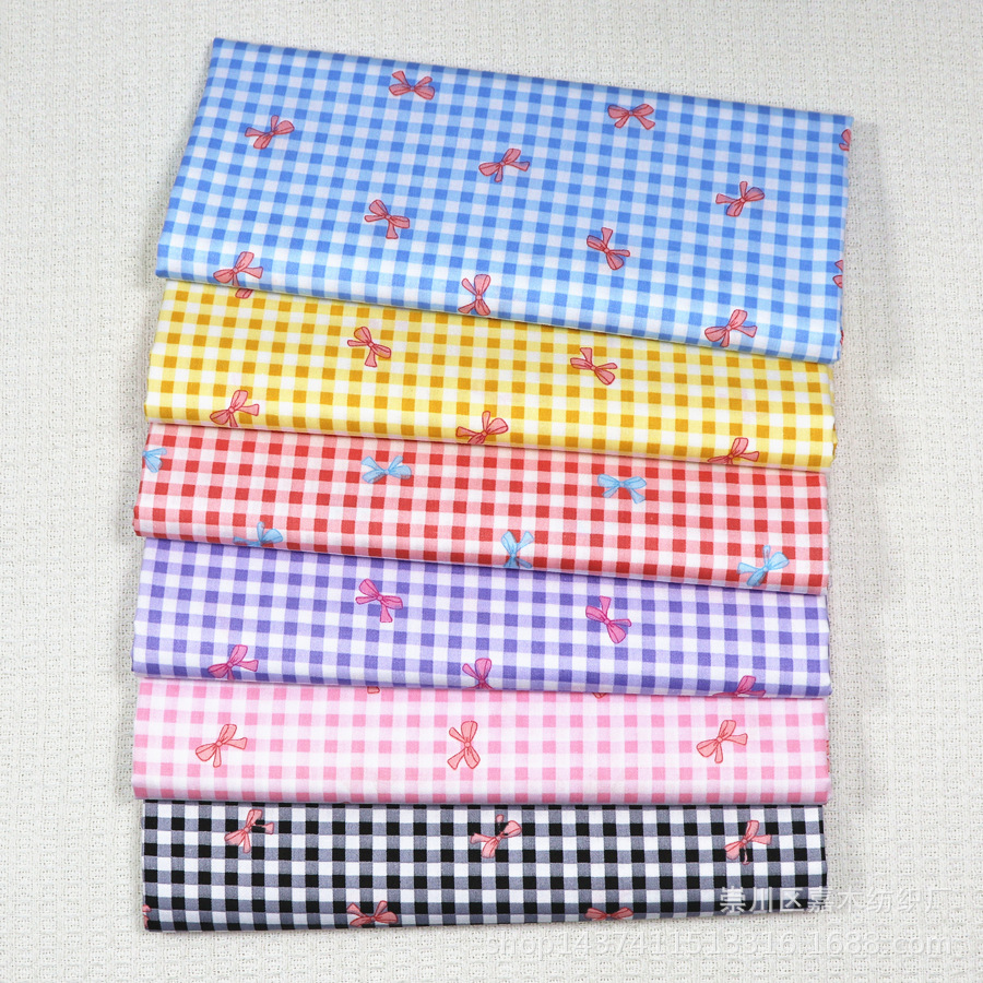 Twill Pure Cotton Fabric Wholesale Cartoon Cotton Four-Piece Set Fabric Pure Cotton Clothing Fabric Handmade DIY