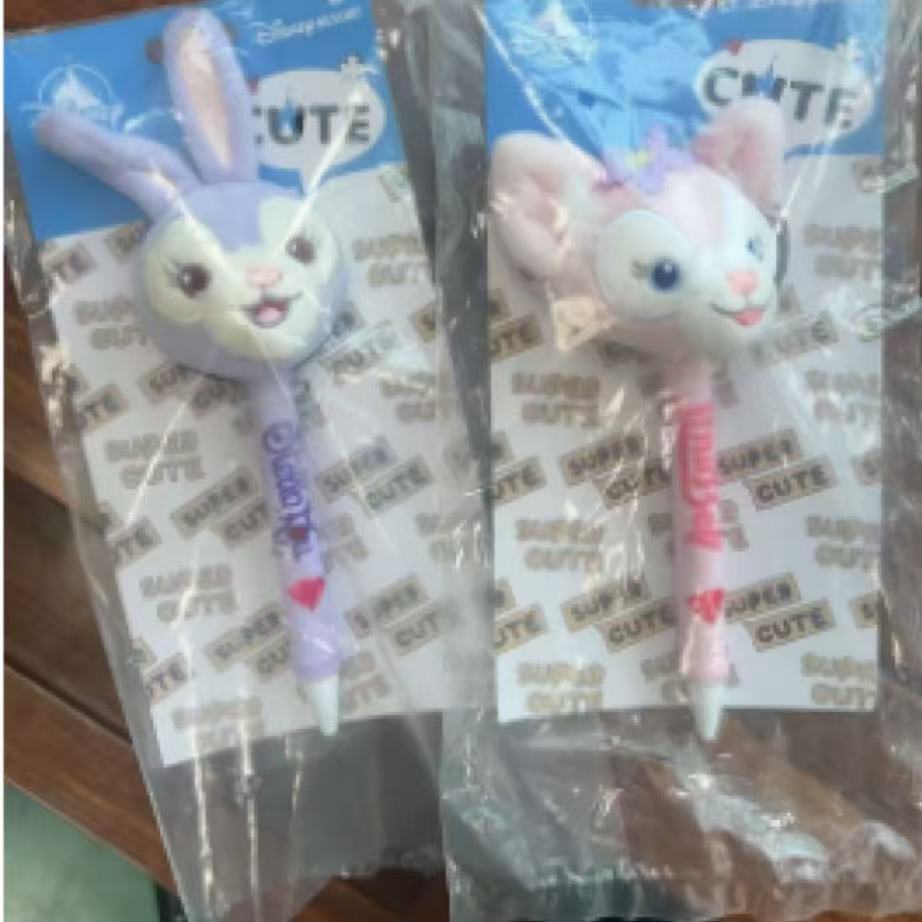 Picture of Toy Story Student Press Pen, Three-Eyed Dragon, Strawberry Bear Plush Pen, Office Writing Pen, Plush Creative Pen