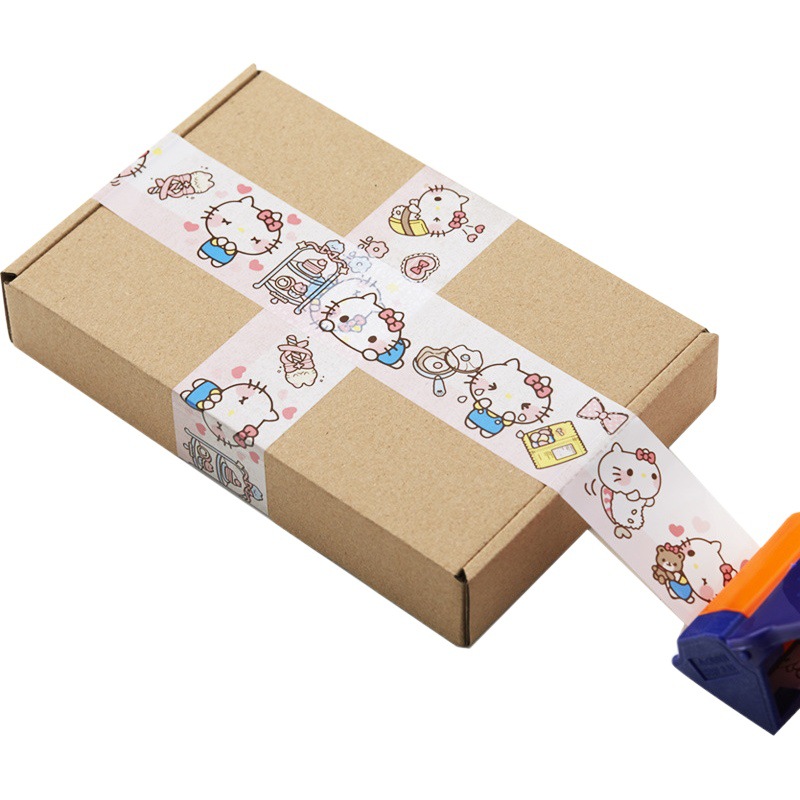 Kt Cat Sealing Tape Express Packaging Sealing Tape Wide Candy Cat Cartoon Cute Personalized Packing Tape